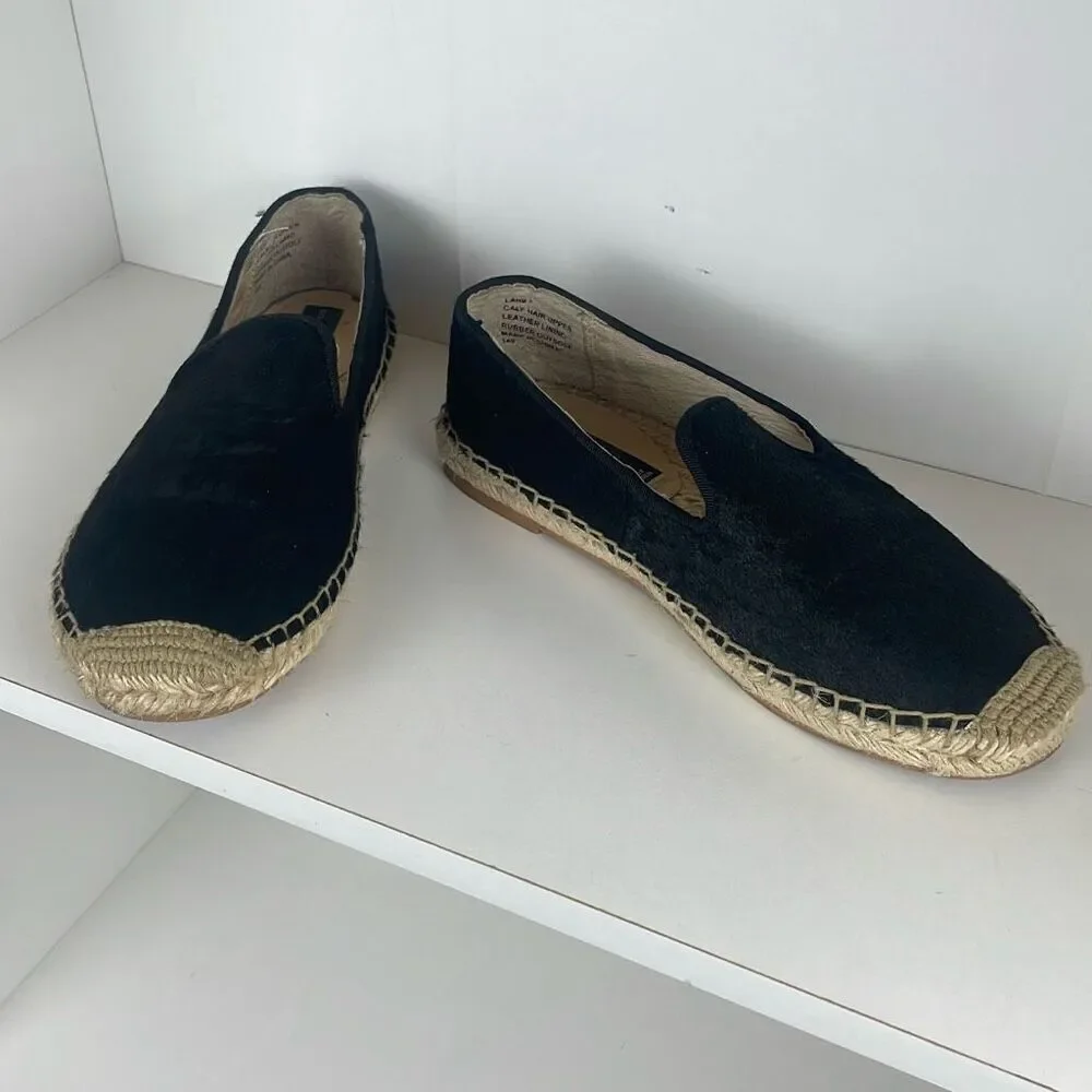 Steve Madden Lanii Hair Calf Espadrille Loafers 7